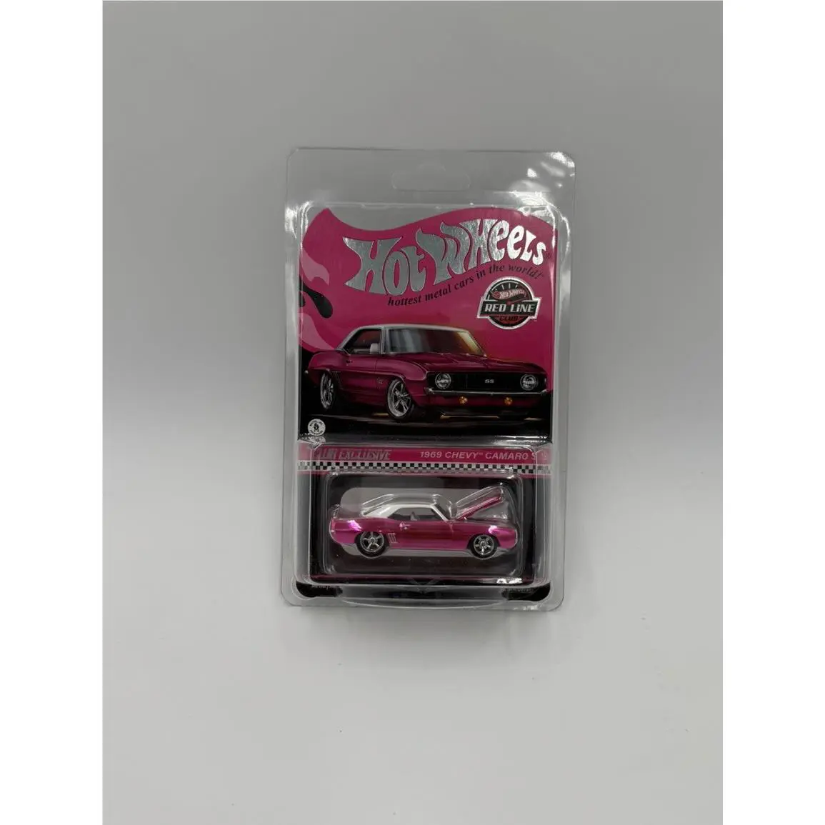 2024 Hot Wheels 38th LA Convention Rlc Pink 1969 Chevy Camaro SS
