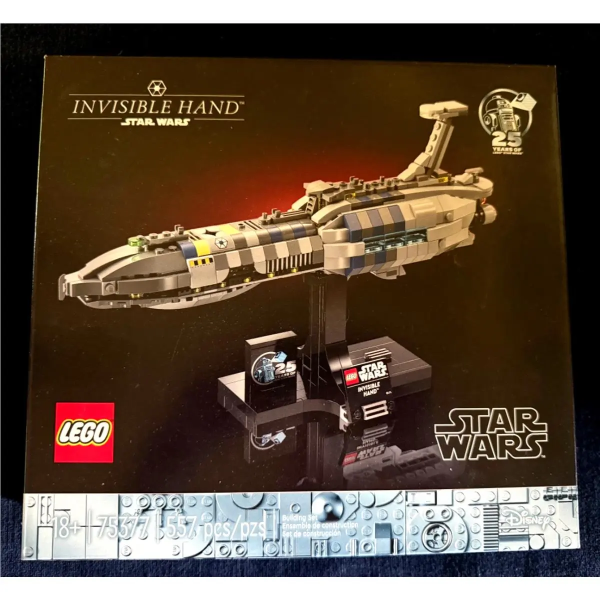 Star Wars Lego Invisible Hand 75377 25th Anniversary Edition
