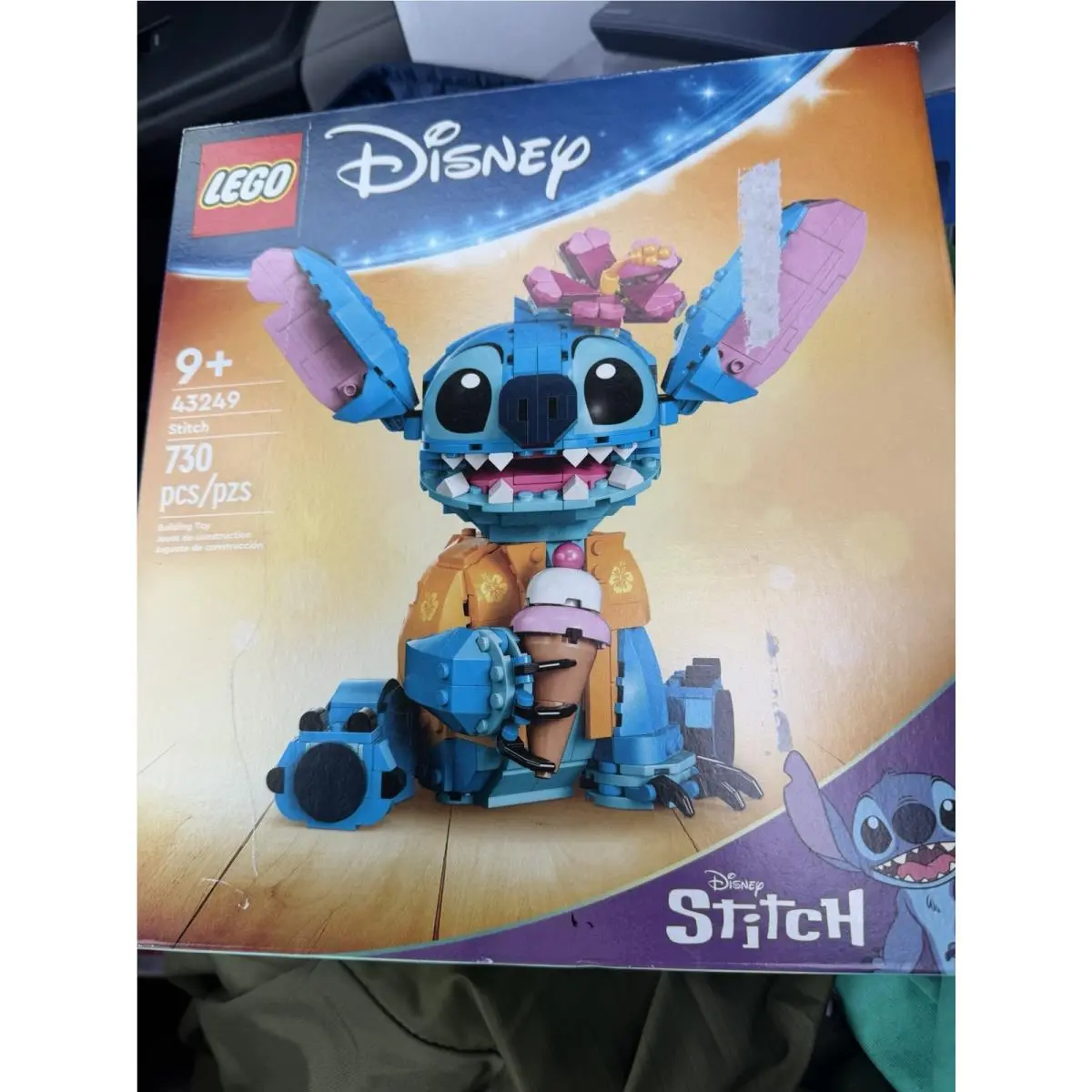 Lego Disney Stitch - Buildable Figure with Ice Cream Cone 43249