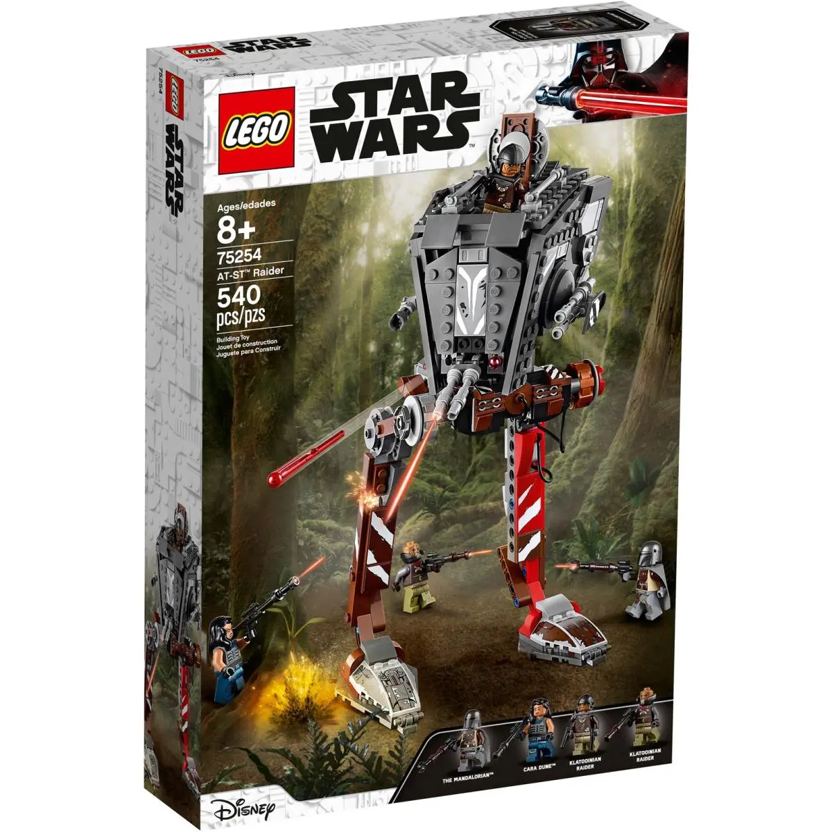 Lego 75254 Lego Star Wars At-st Raider 75254 Building Kit Set 540 Pieces