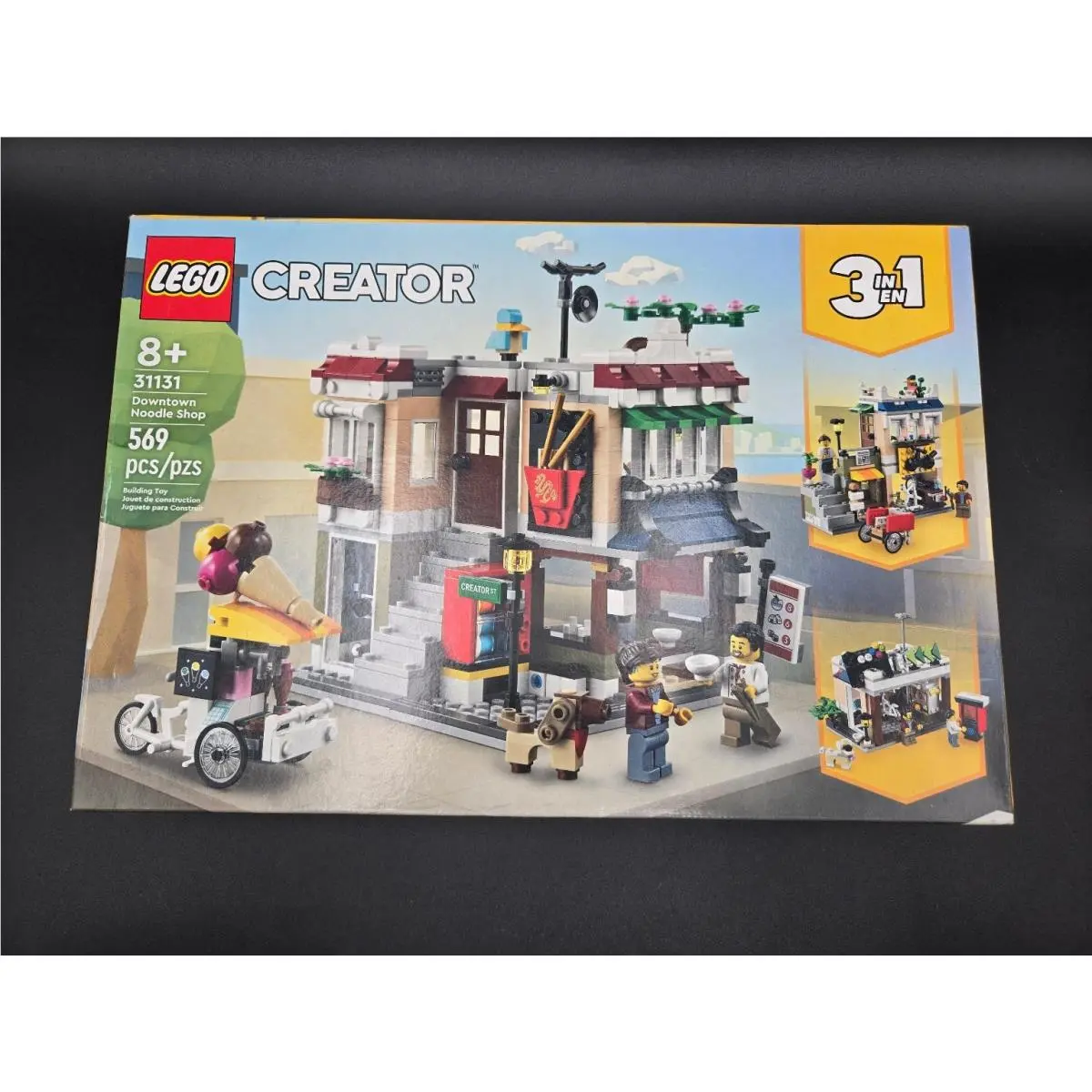 Lego 31131 Downtown Noodle Shop Creator 569 Pcs 3-in-1