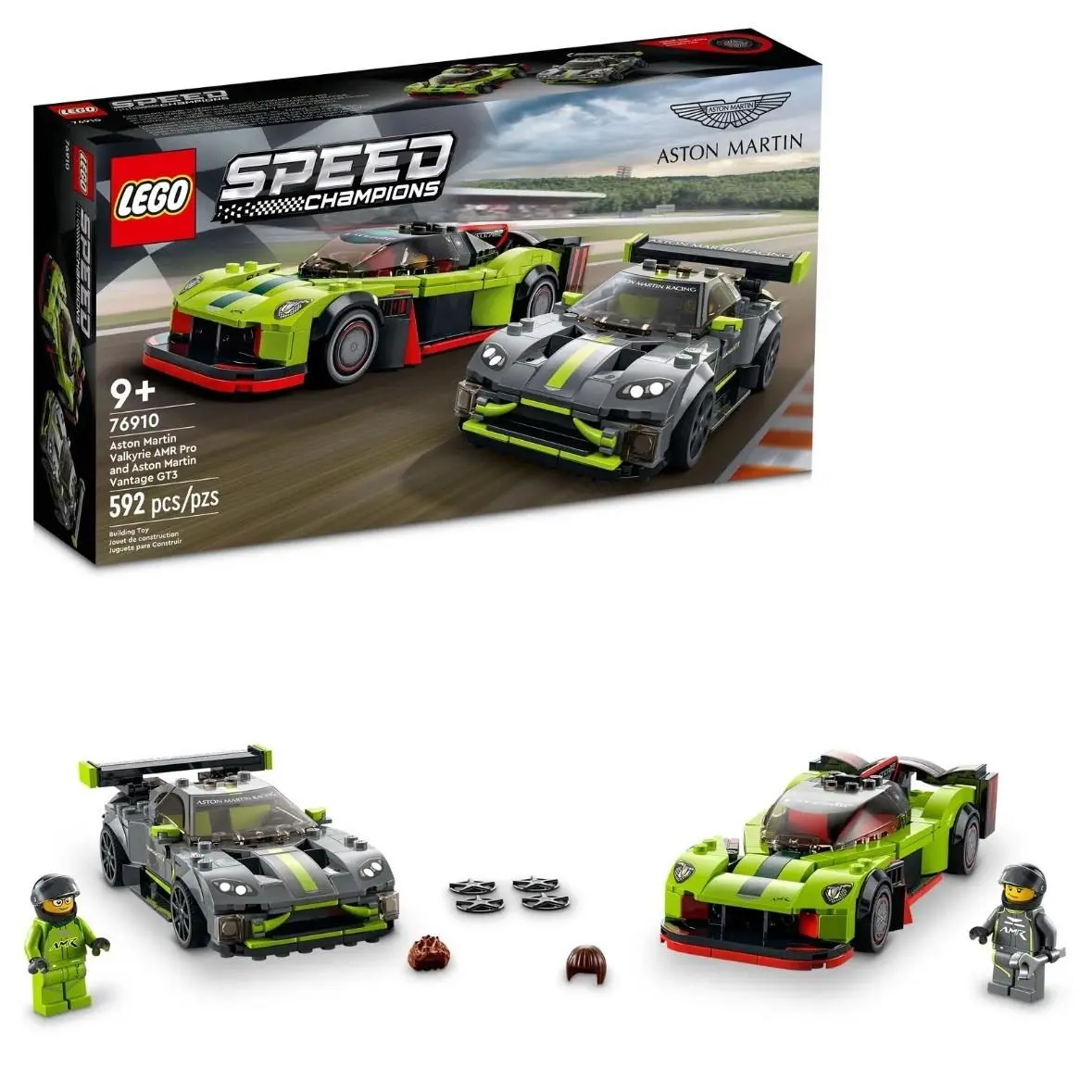 Lego Speed Champions 76910 Aston Martin Valkyrie Amr Aston Martin Vantage GT3