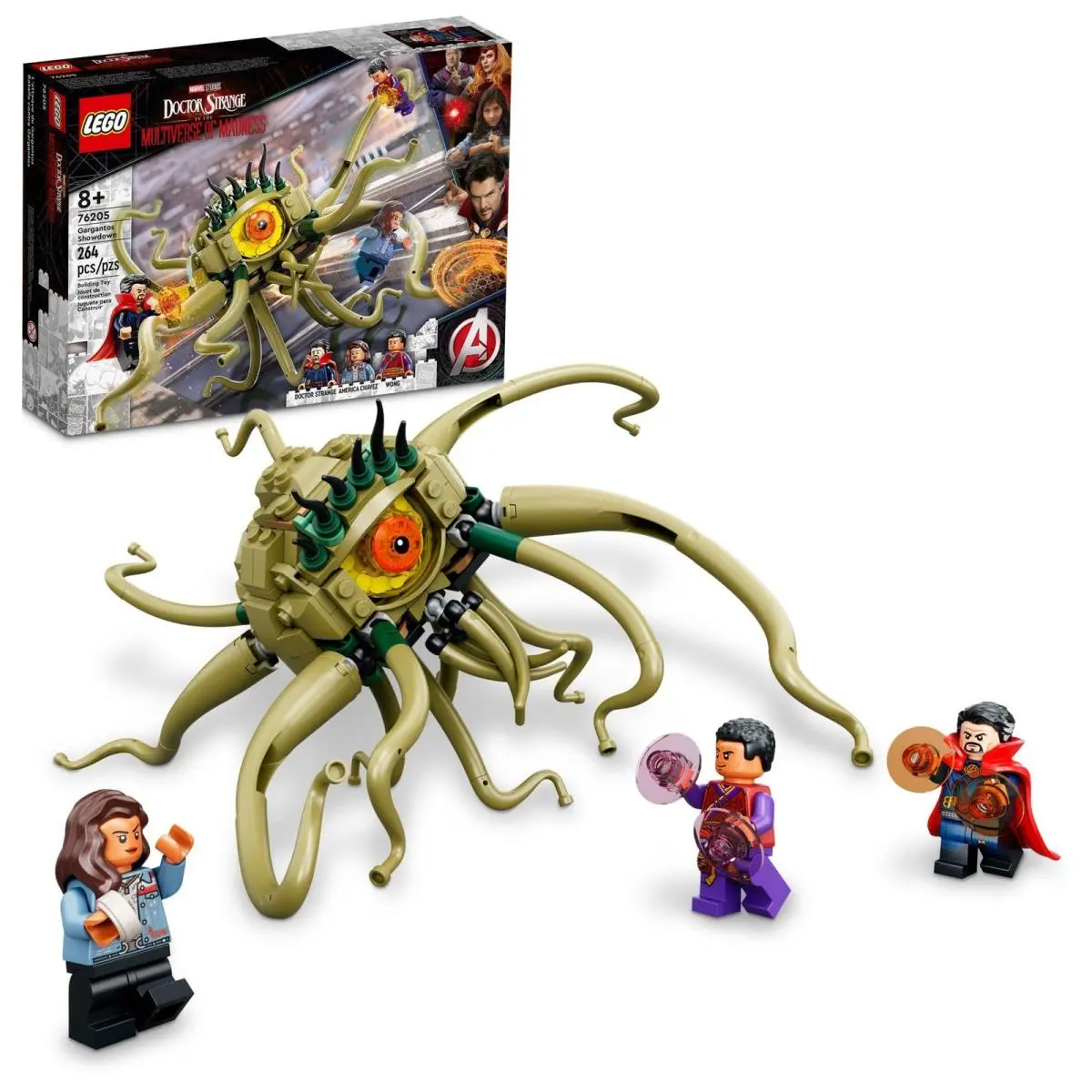 Lego Marvel Gargantos Showdown 76205 Monster Building Kit with Doctor