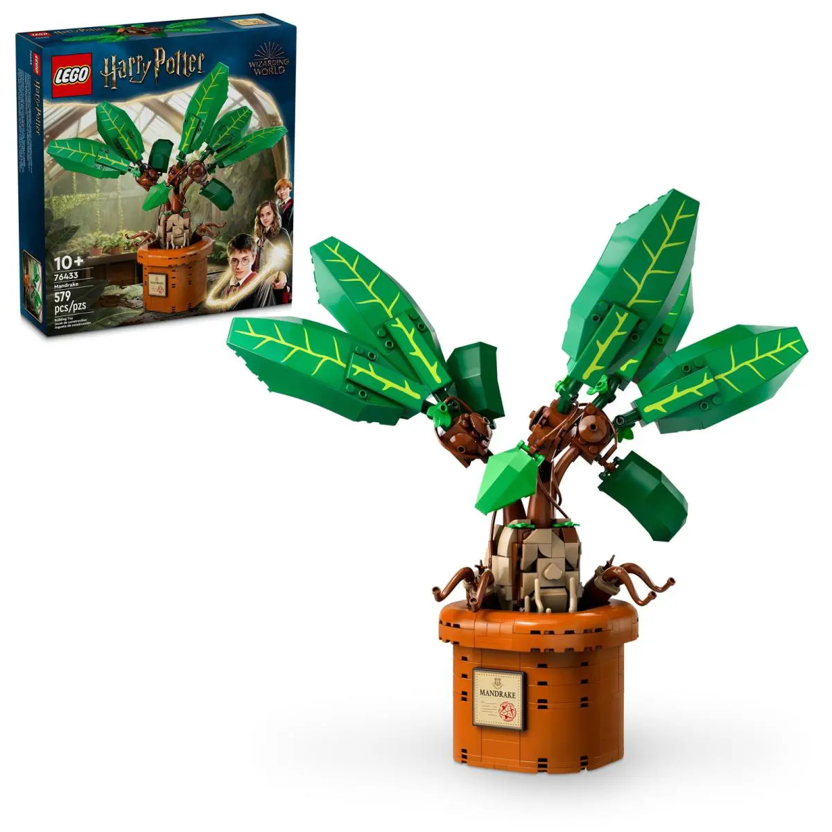 Lego Harry Potter 76433 Mandrake 579 Pcs Building Toy