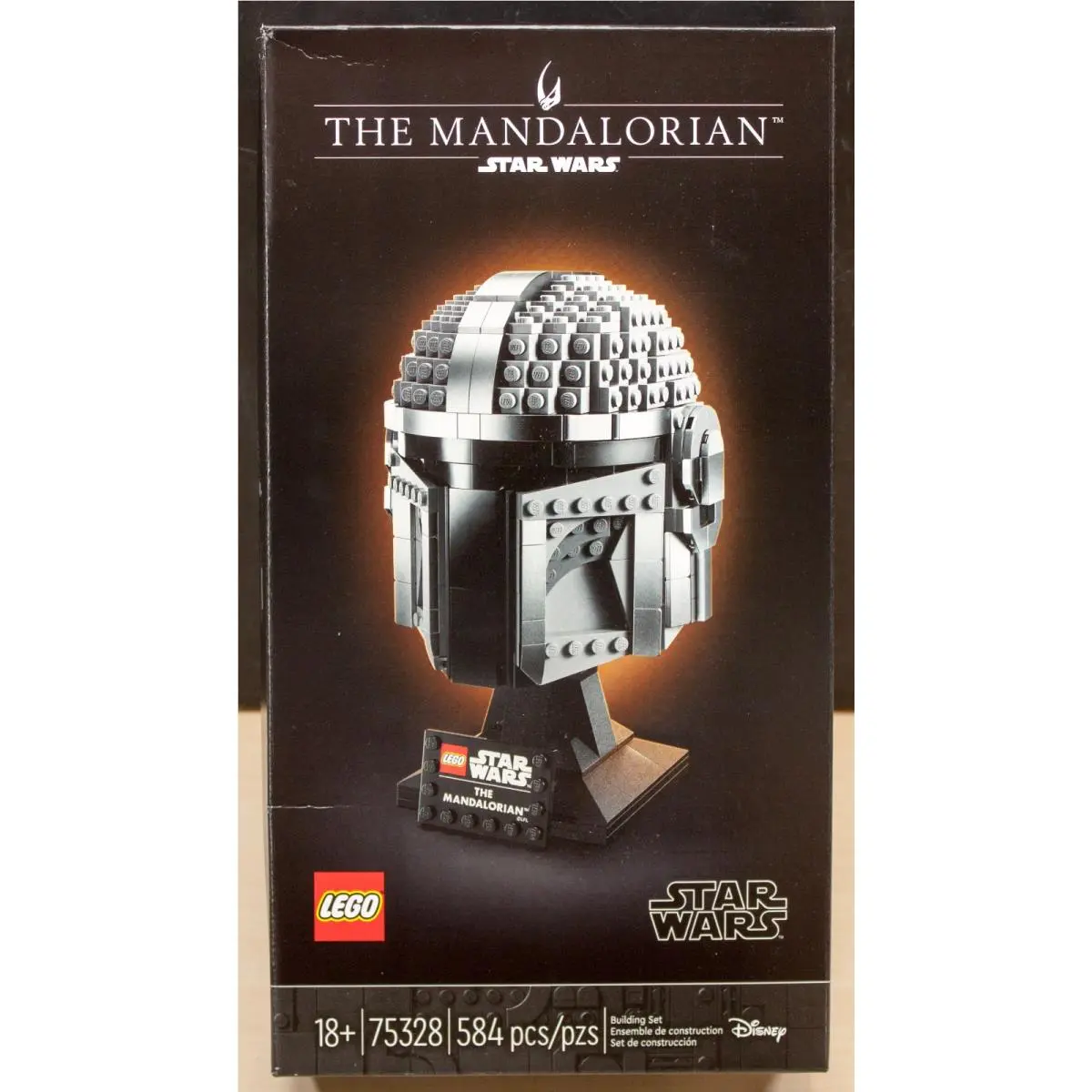 Lego Star Wars The Mandalorian Helmet 75328 Box