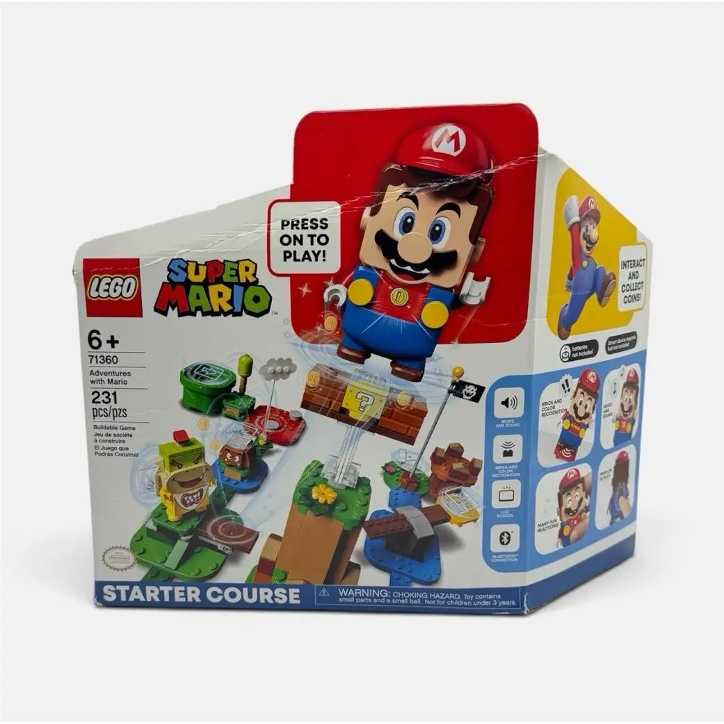 Lego Super Mario Adventures with Mario Starter Course 71360 231 Pcs Complete Set
