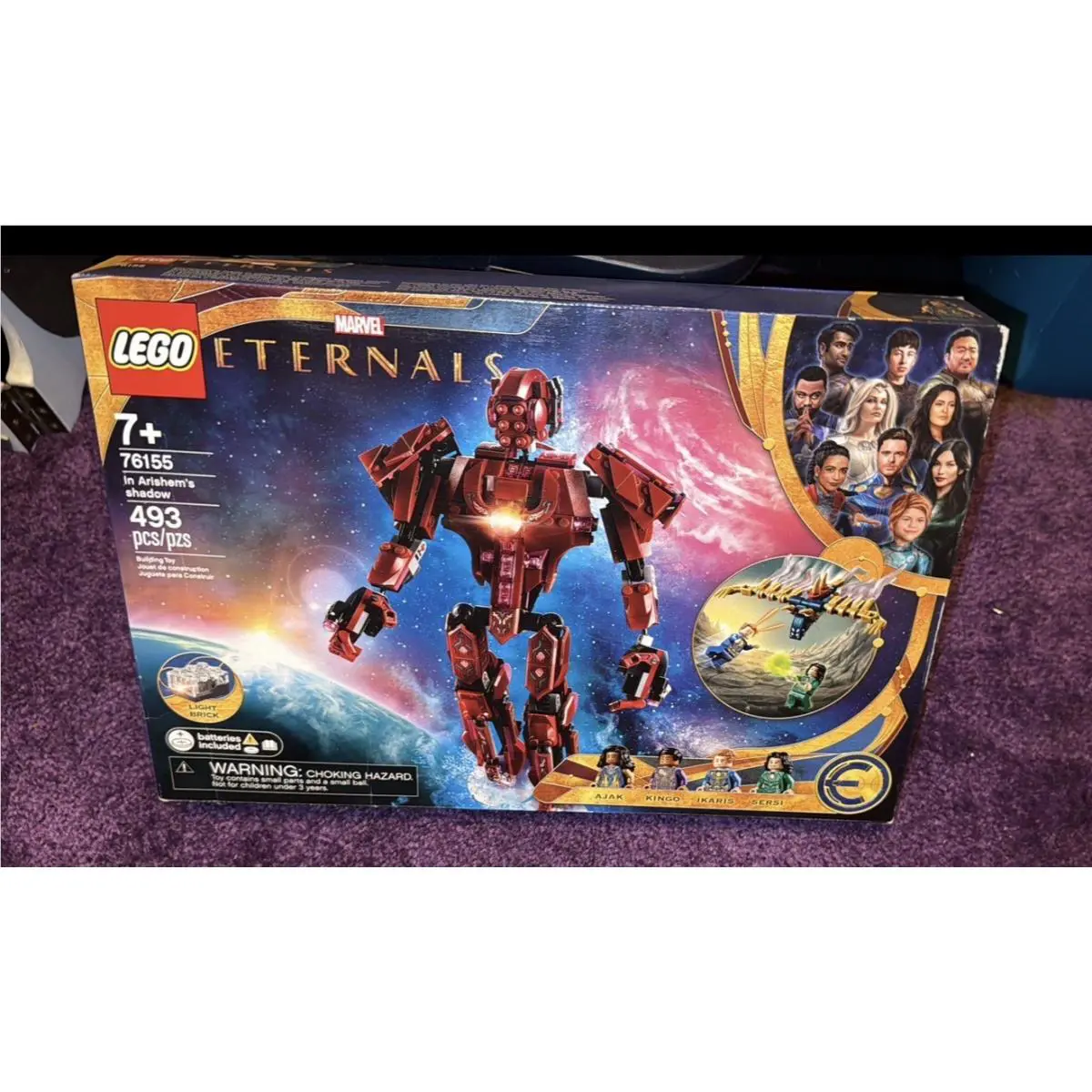 Lego Marvel Eternals 76155 In Arishem`s Shadow 493 Pcs Set