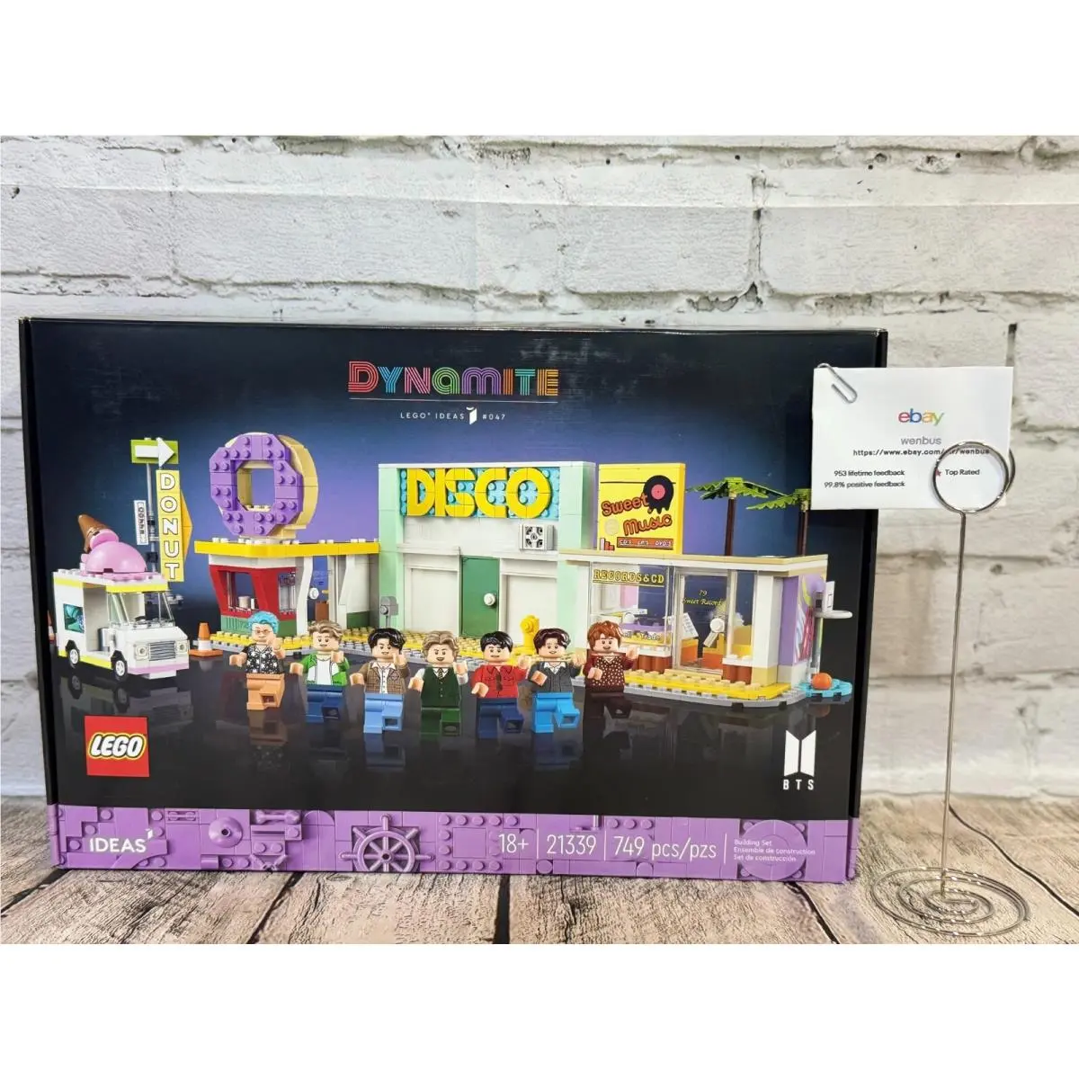 Lego Ideas Bts Dynamite 21339 749 Pieces