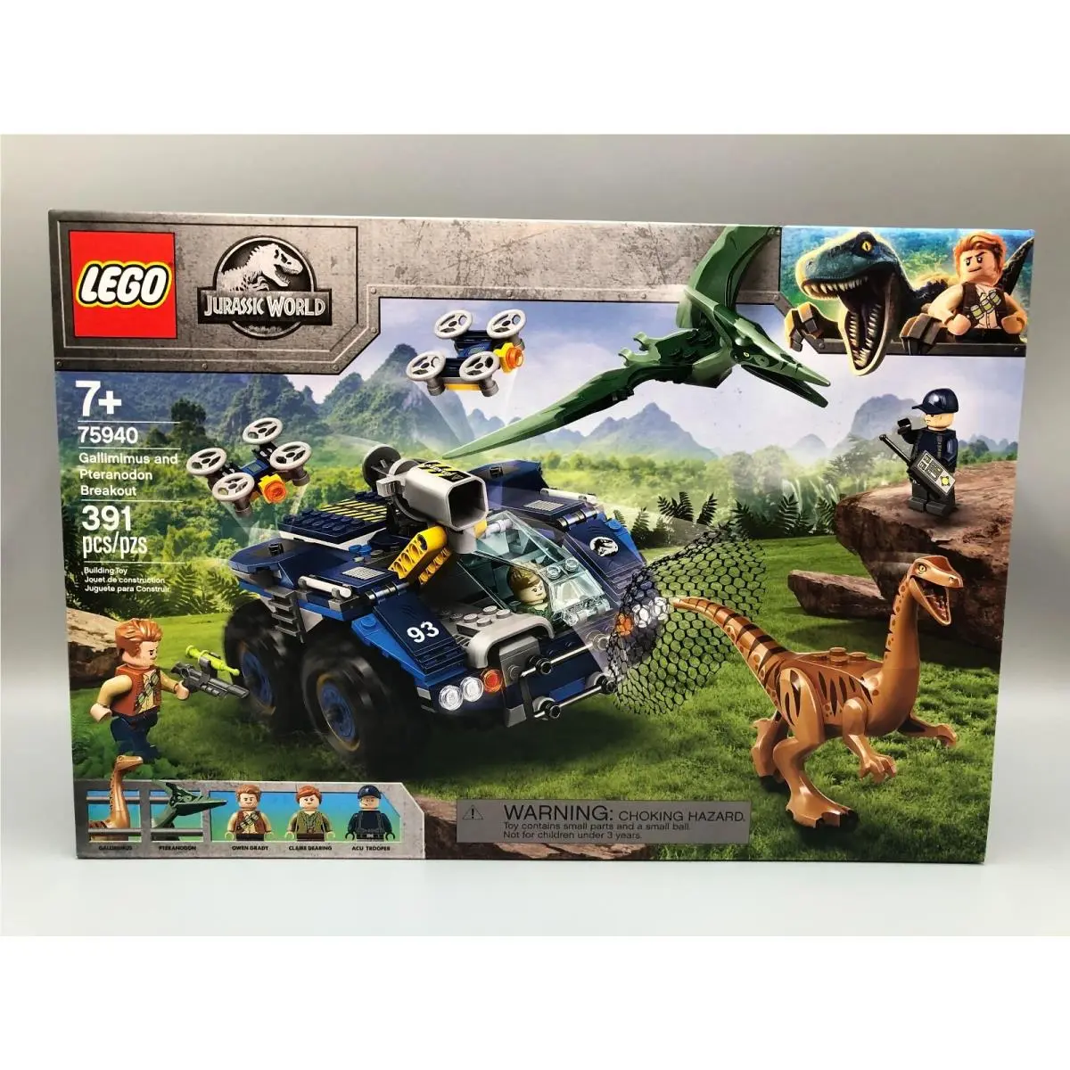 Lego Jurassic World Gallimimus and Pteranodon Breakout 75940