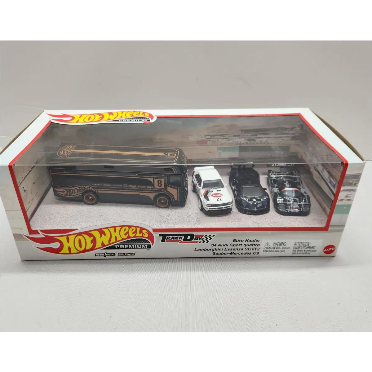 Hot Wheels Premium Track Day Collector Set 1/64 Cars and Truck - HKC15