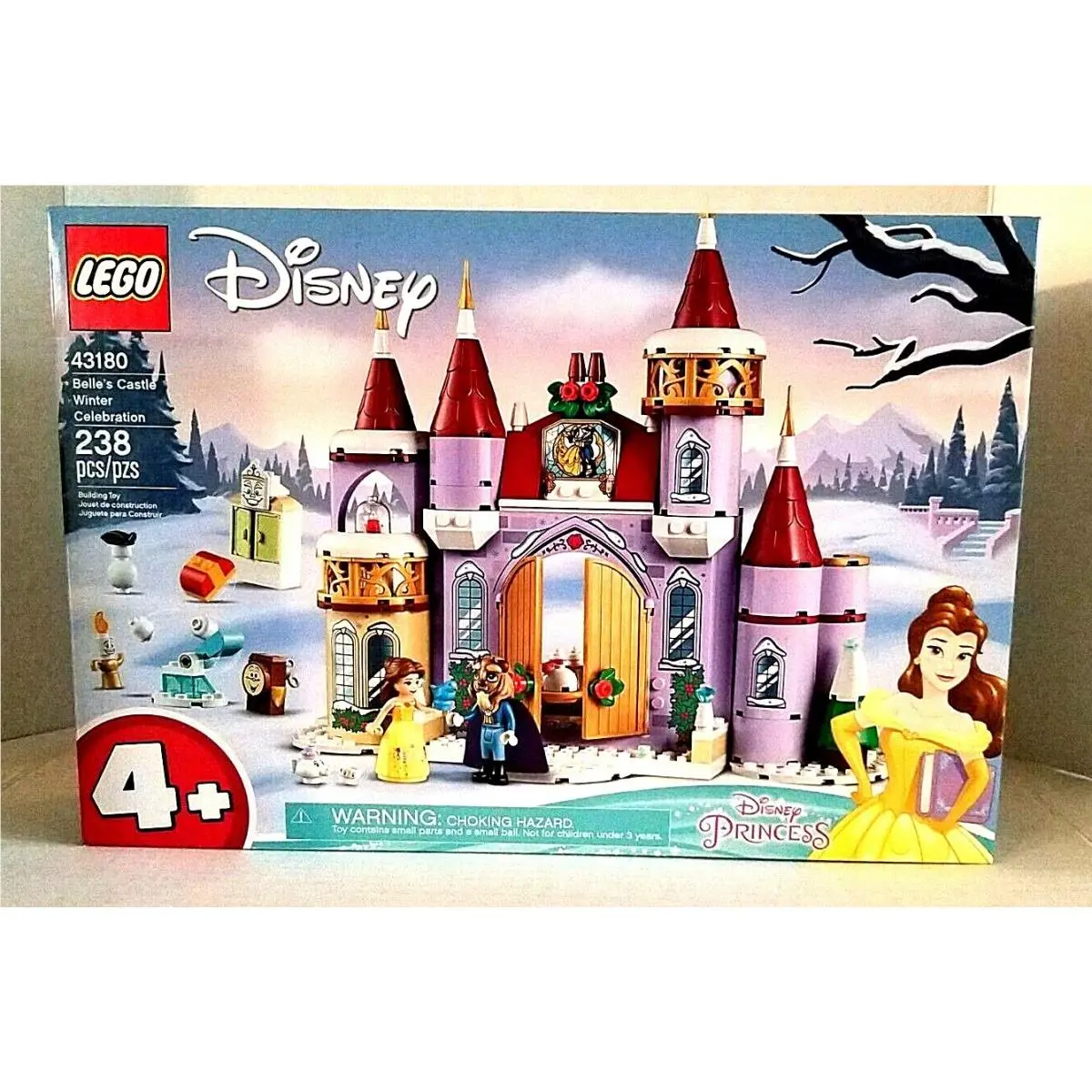 Lego Disney 43180 Belle`s Castle Winter Celebration Retired