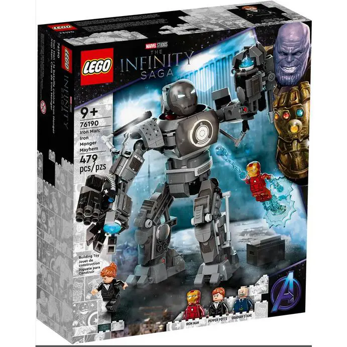 Lego 76190 - Marvel Super Heroes: Iron Man: Iron Monger Mayhem - Retired