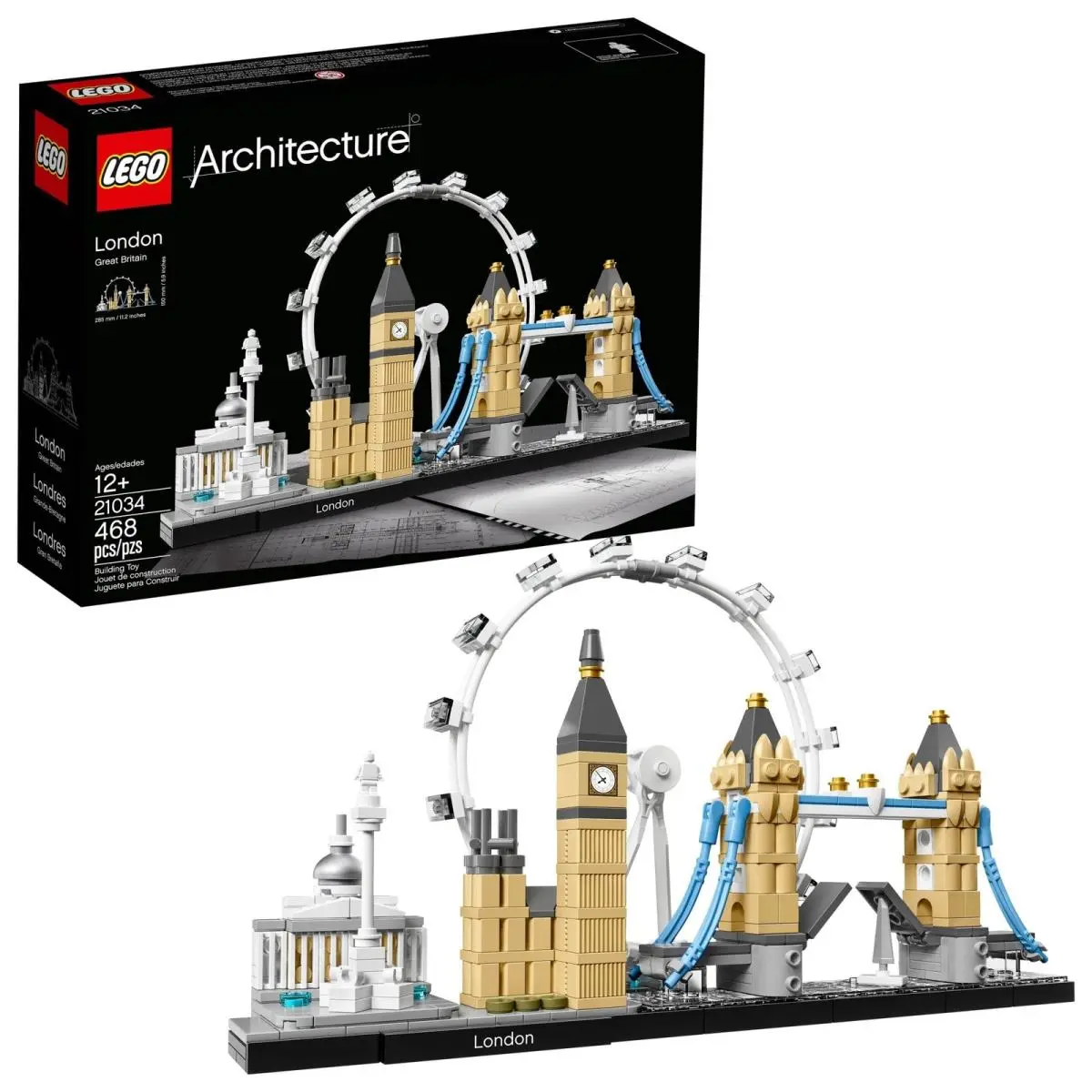 Lego Architecture London Skyline Collection 21034 Building Set Model 468