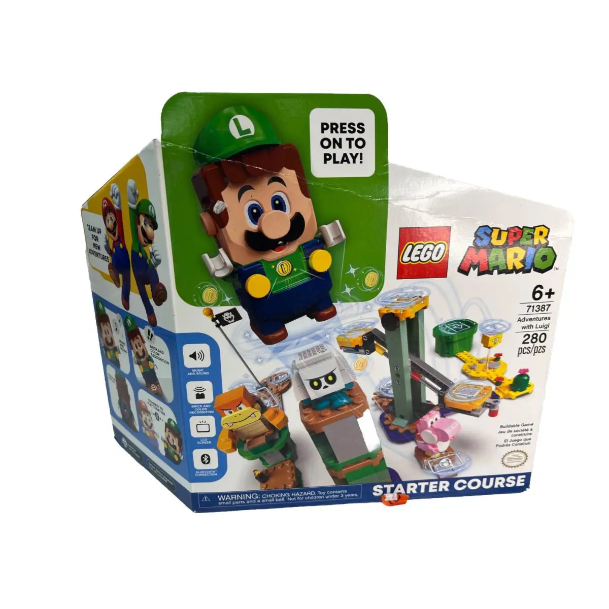 Lego Super Mario Adventures with Luigi Starter Course 71387 Building Kit Yoshi