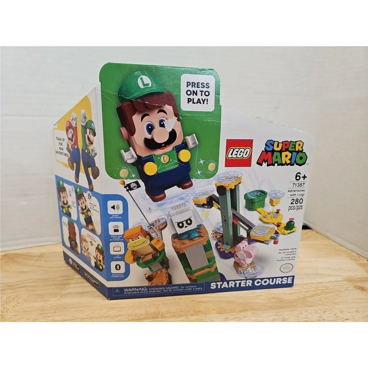 Lego Super Mario 71387 Adventures W/luigi Starter Course 280Pcs Retired 2024