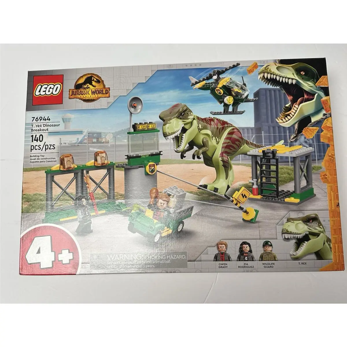 Lego® 76944 Jurassic World T. Rex Dinosaur Breakout 140 Piece