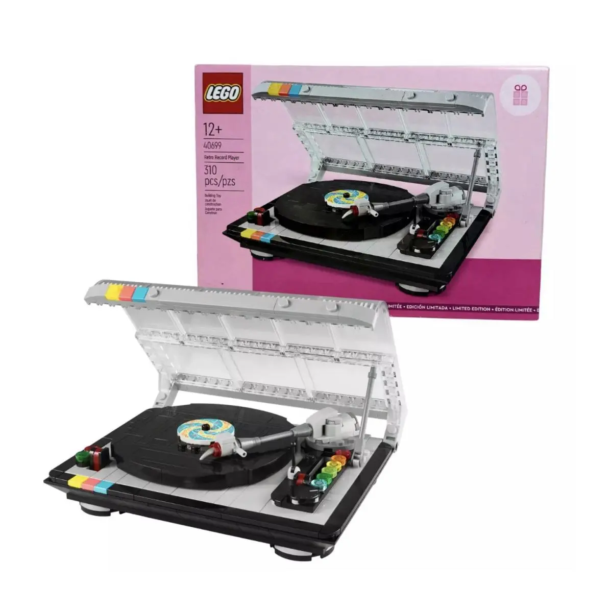 Lego 40699 Retro Record Player Limited Edition Set Sealed/