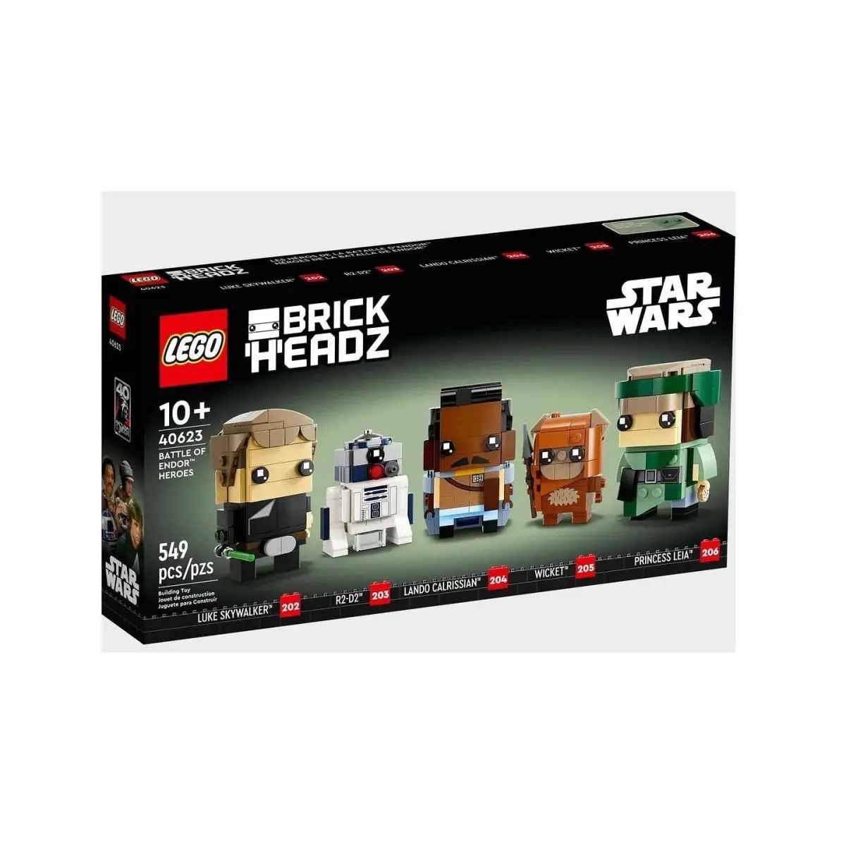 Lego Star Wars Brickheadz 40623 Battle of Endor Heroes 549 Pcs Building Toy