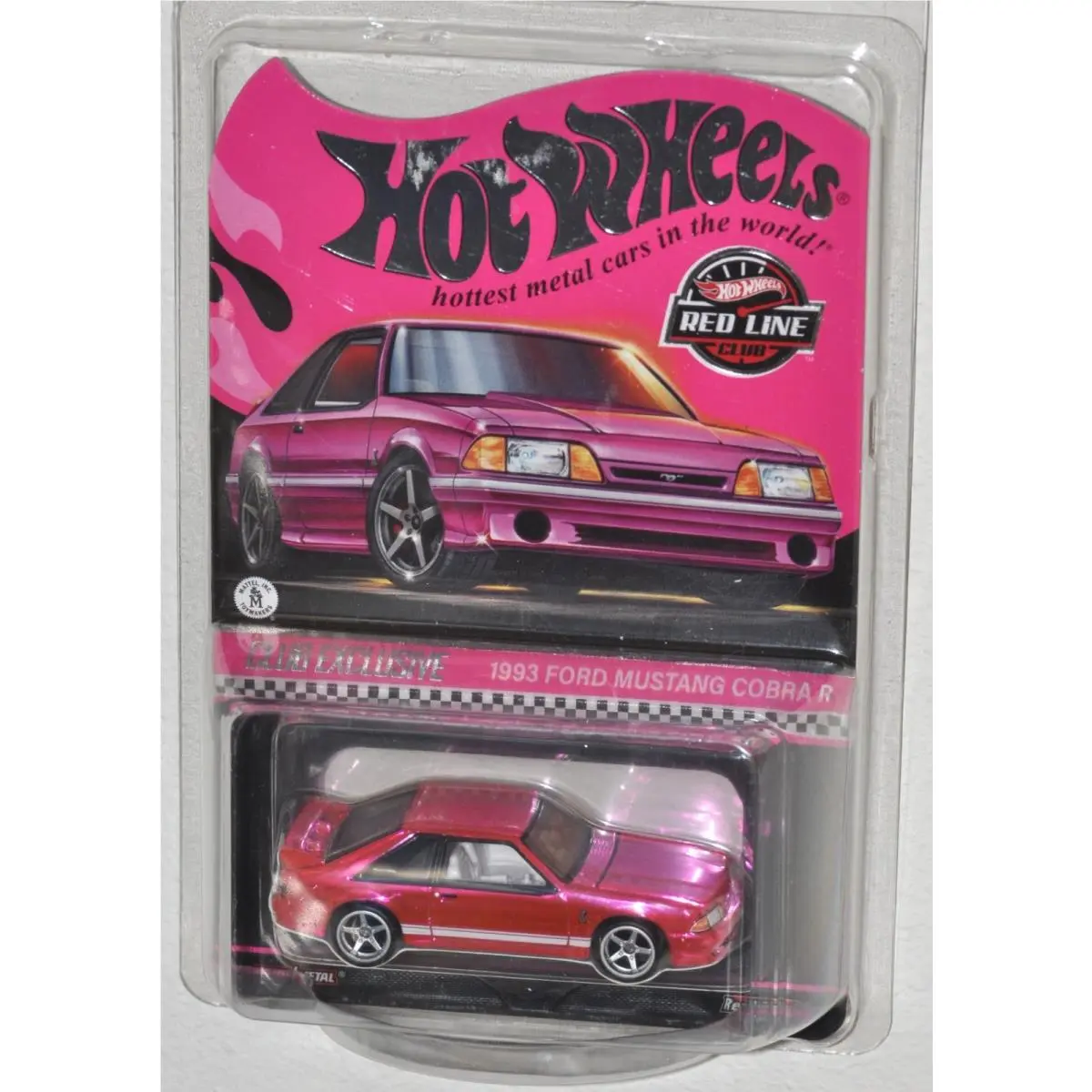 Hot Wheels Rlc Exclusive Pink Edition 1993 Ford Mustang Cobra R Pink