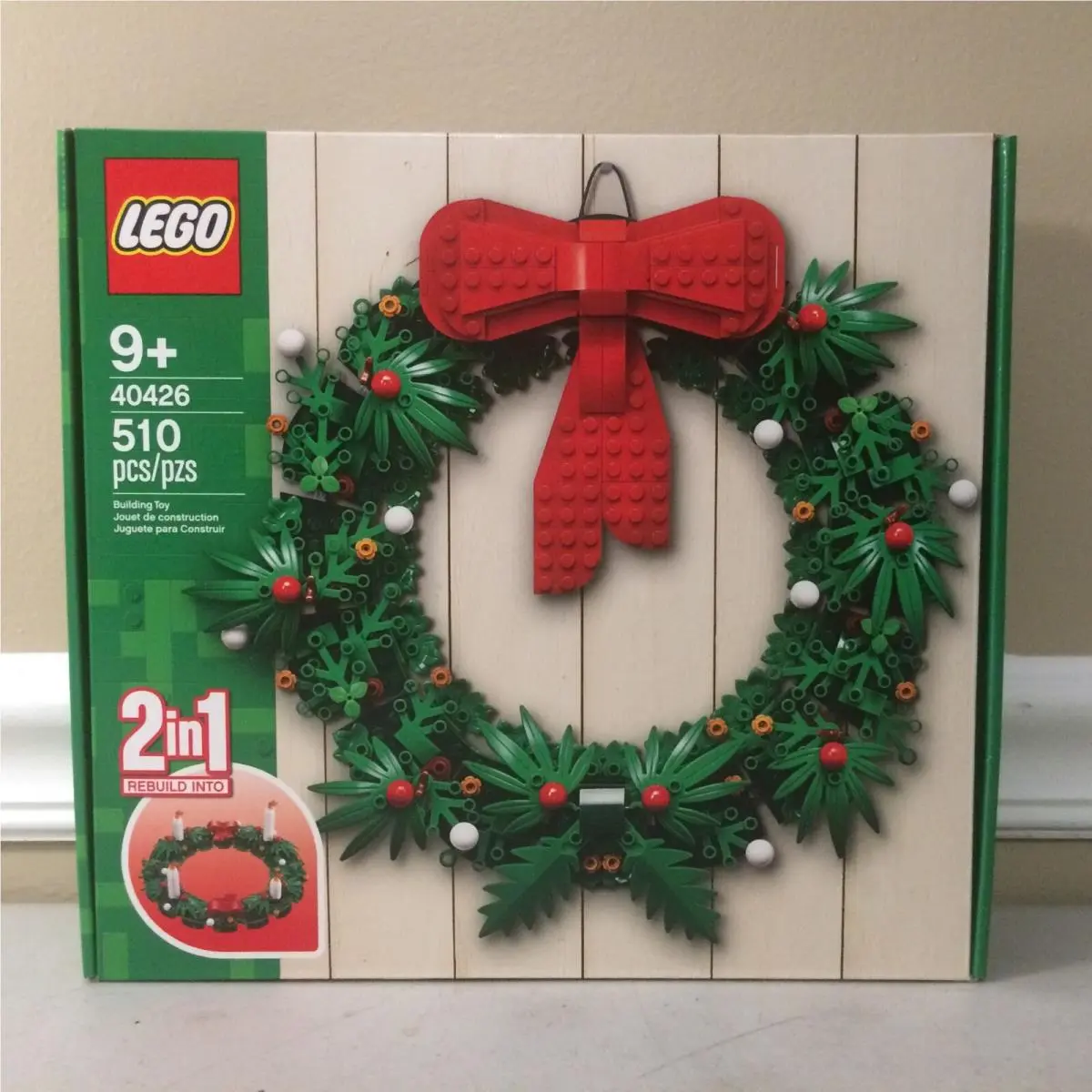 Lego 40426 Wreath For Christmas 2-in-1