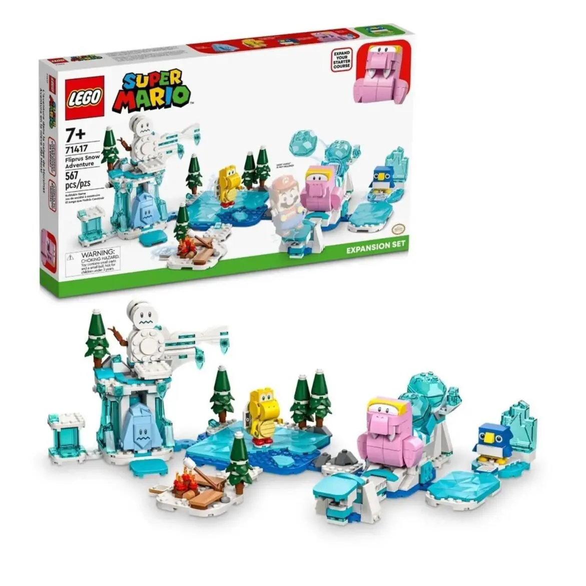 Lego Super Mario Fliprus Snow Adventure 71417 Box