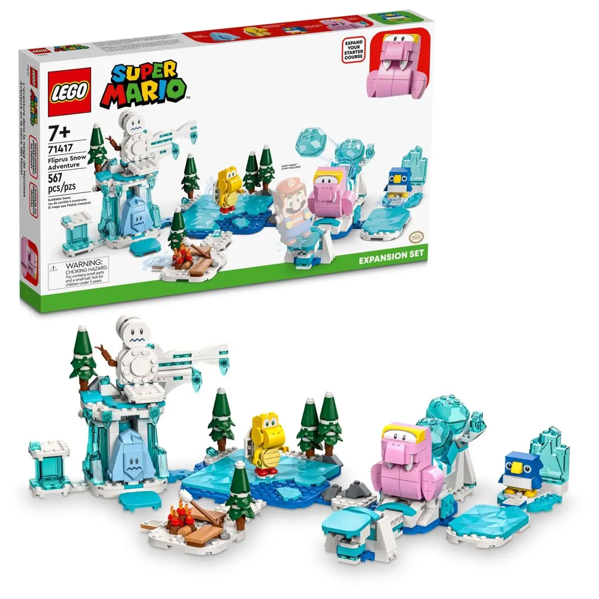 Lego Super Mario: Fliprus Snow Adventure Expansion Set 71417