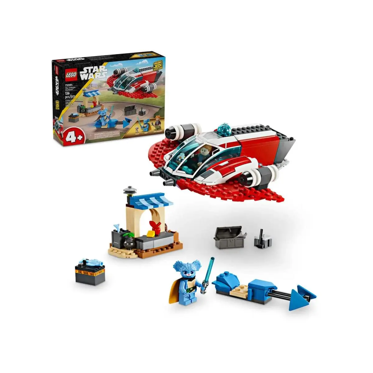 Lego Star Wars 75384 The Crimson Firehawk Ship Set – 4+ Kids Gift