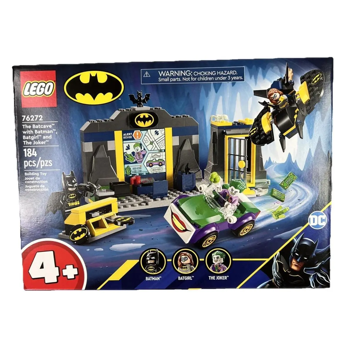 Lego Super Heroes: The Batcave with Batman Batgirl and The Joker Set 76272