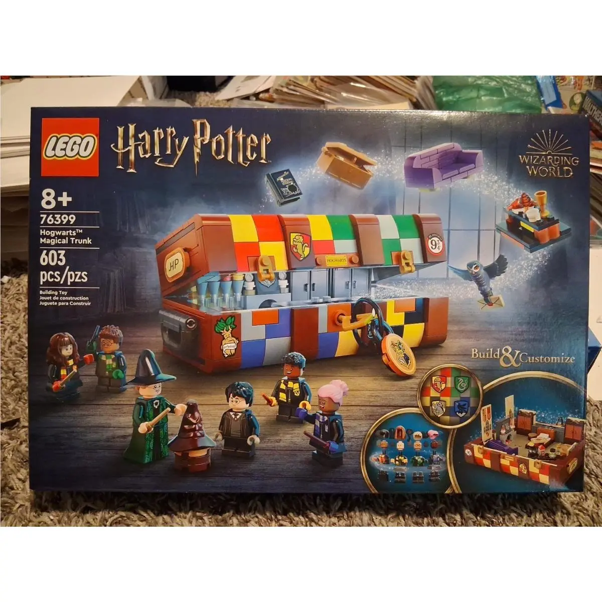 Lego 76399 Harry Potter Box Hogwarts Magical Trunk Figure Wizarding World