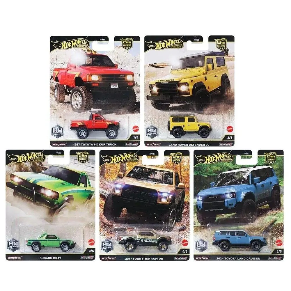 In Stock Hot Wheels Car Culture 2025 HW Off Road H Case Set of 5 FPY86-961H-7F