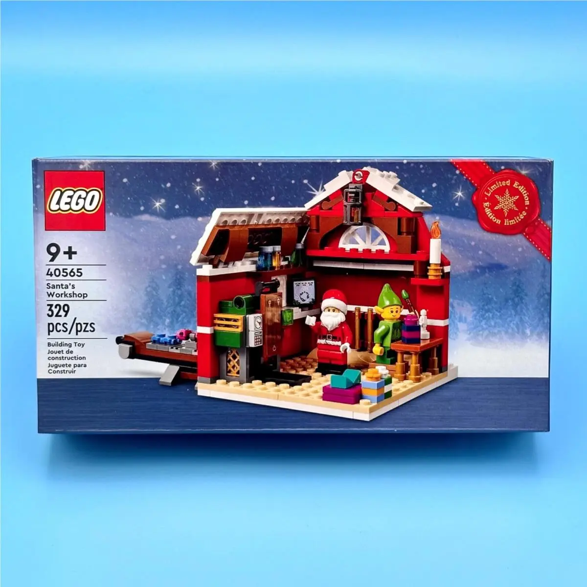 Lego Winter Santa`s Workshop 40565 Elf Minifigure Christmas Holiday Vip 2022