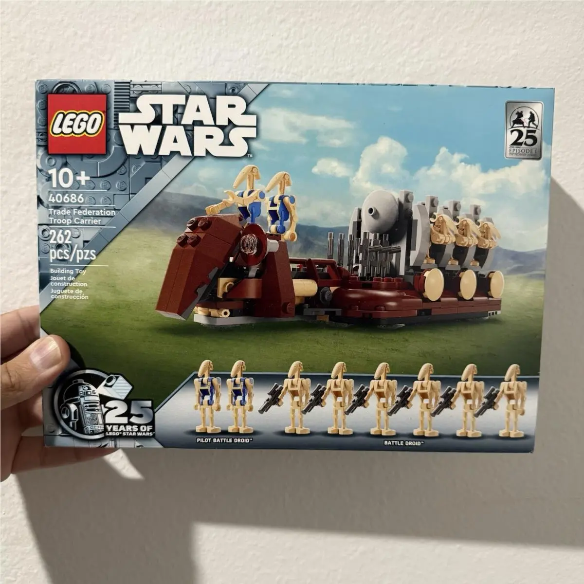 Lego Star Wars 40686 Trade Federation Troop Carrier 25th Anniv 262 Pcs