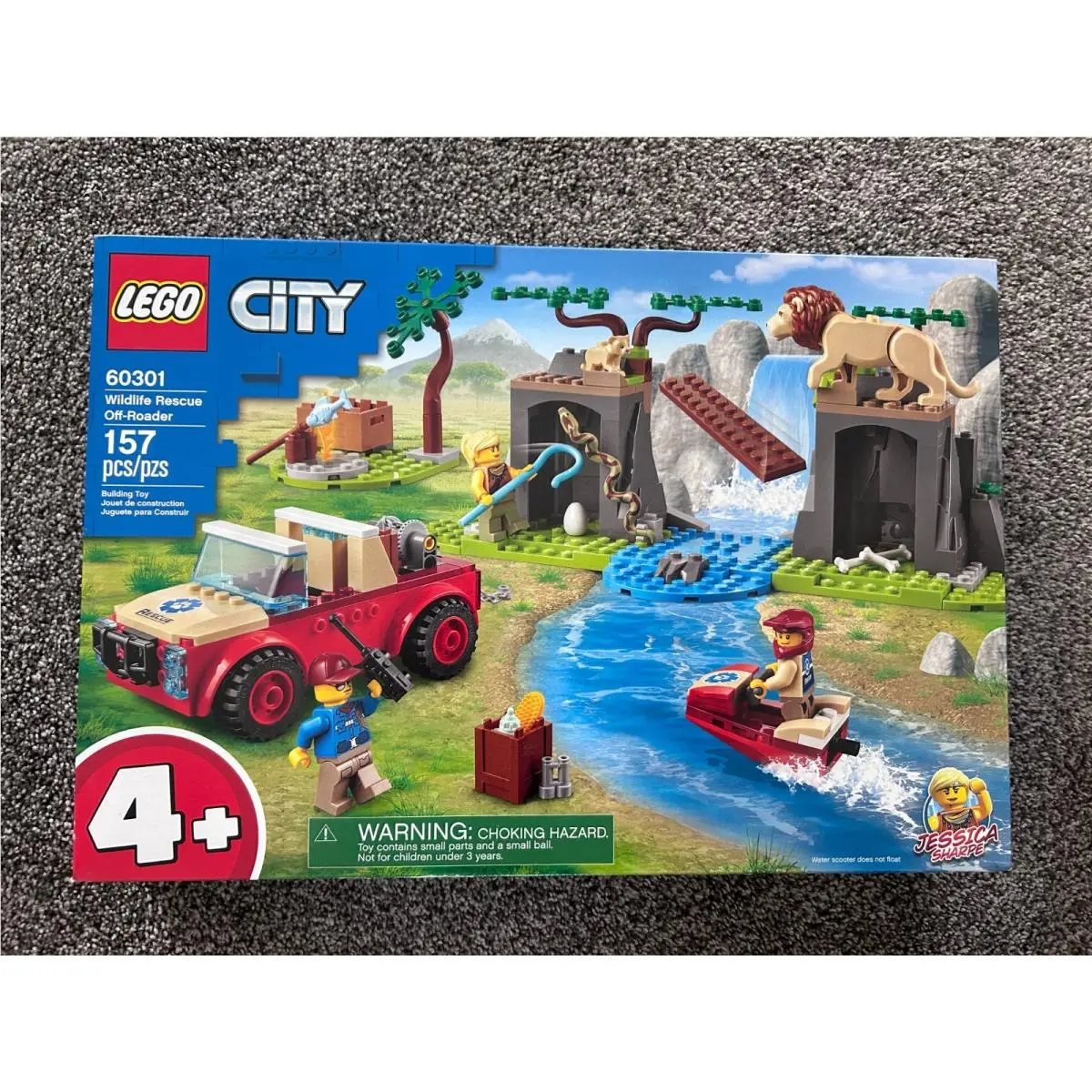 Lego City Wildlife Rescue Off-roader 60301 Lion Cub Snake