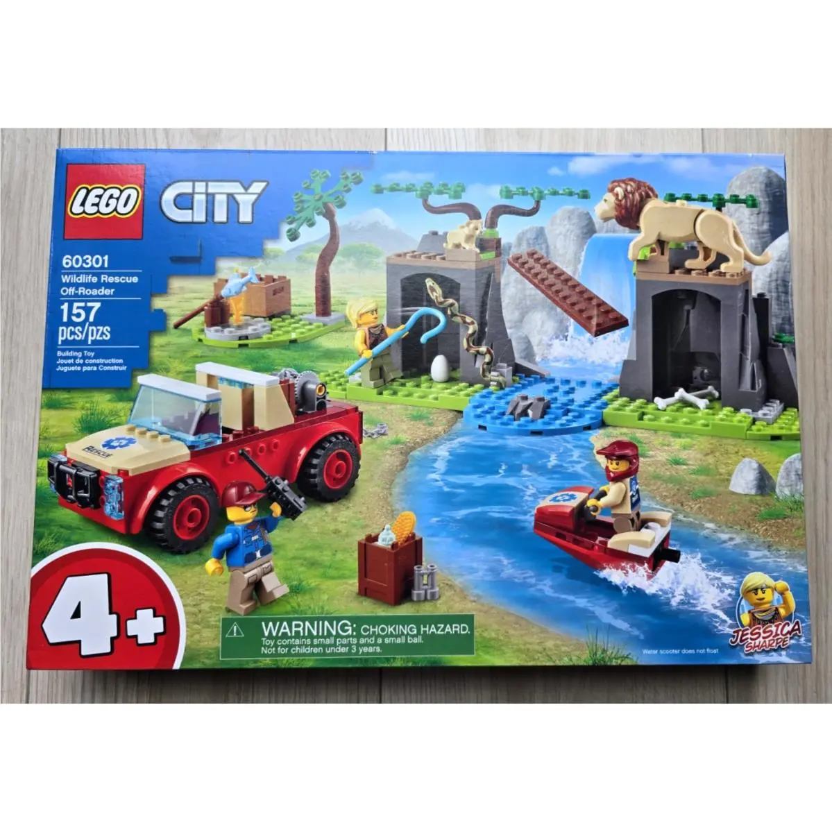 Lego City 60301 Wildlife Rescue Off-roader Animal Figures Retired
