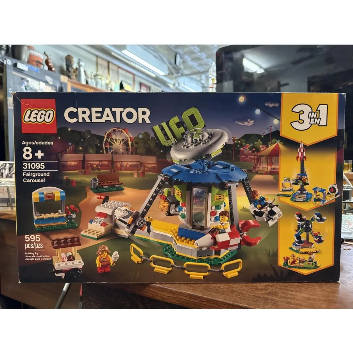Lego 31095 Creator Fairground Carousel Ufo Ride Themed Park