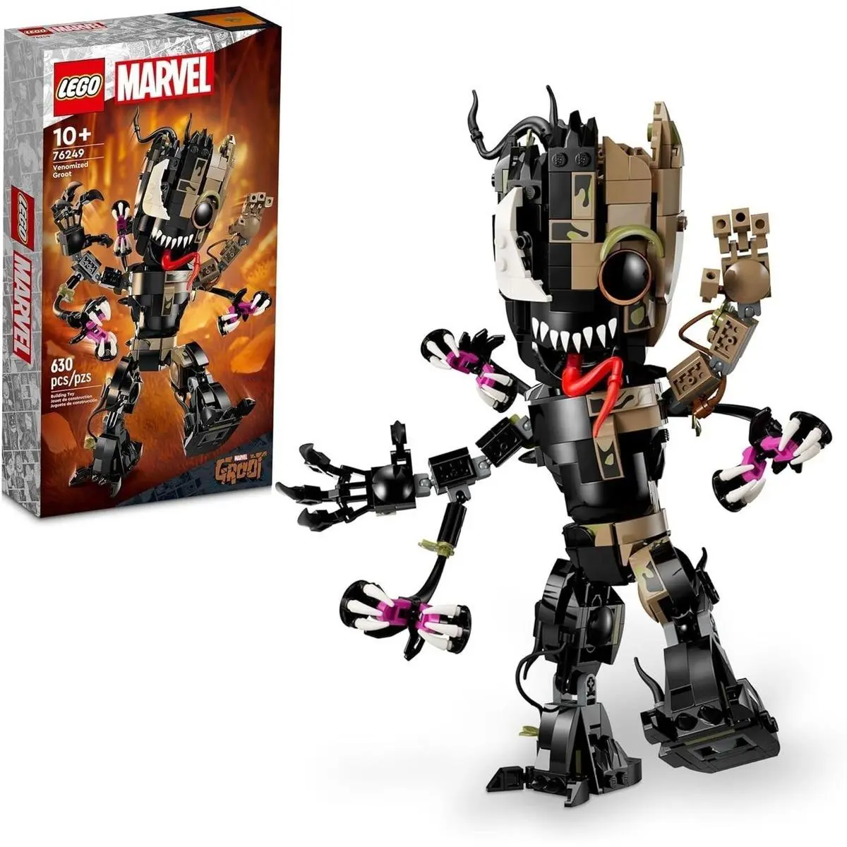 Lego Marvel Venomized Groot 76249 630pcs Transformable Figure Retired
