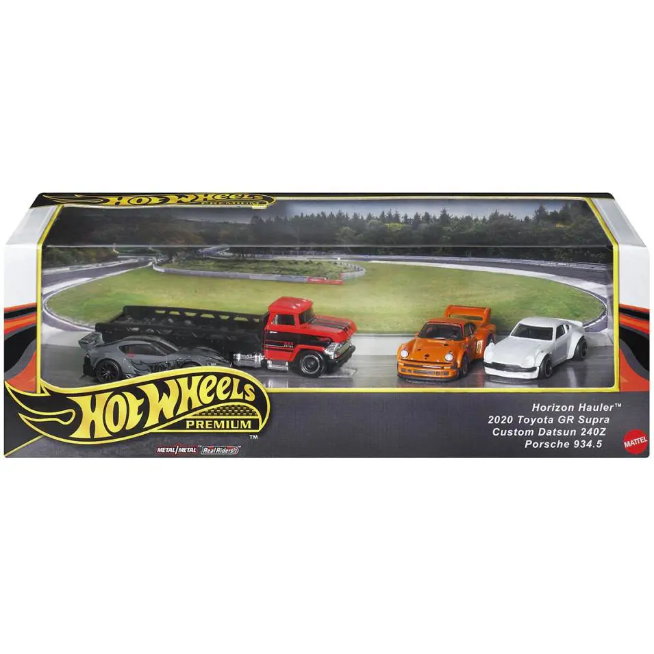 Hot Wheels Premium Real Riders Die Cast Car 4-Pack