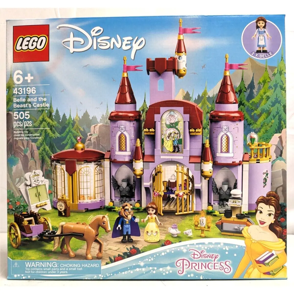 Disney Princess Belle and The Beast`s Castle Lego 43196 Doll House Girls Gift