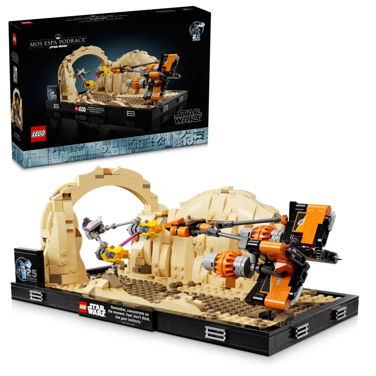 Lego Star Wars Mos Espa Podrace Diorama 75380 Building Set