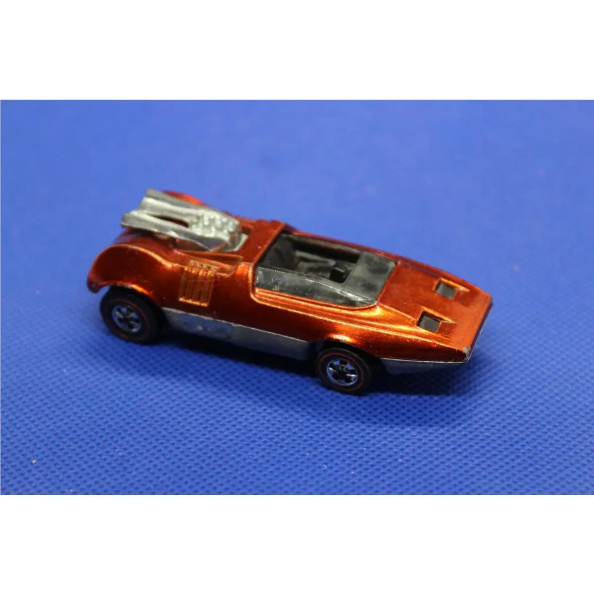 1969 Hot Wheels-peeping Bomb-orange-redlines-very Nice Condition-redline Car