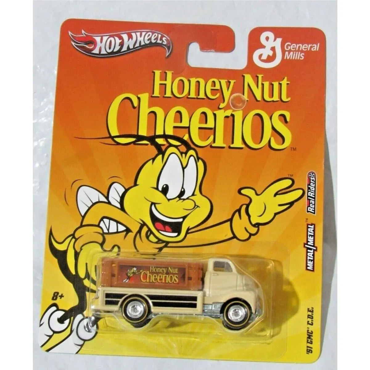 2011 Hot Wheels General Mills `51 Gmc Coe - Honey Nut Cheerios Make An Offer - Silver