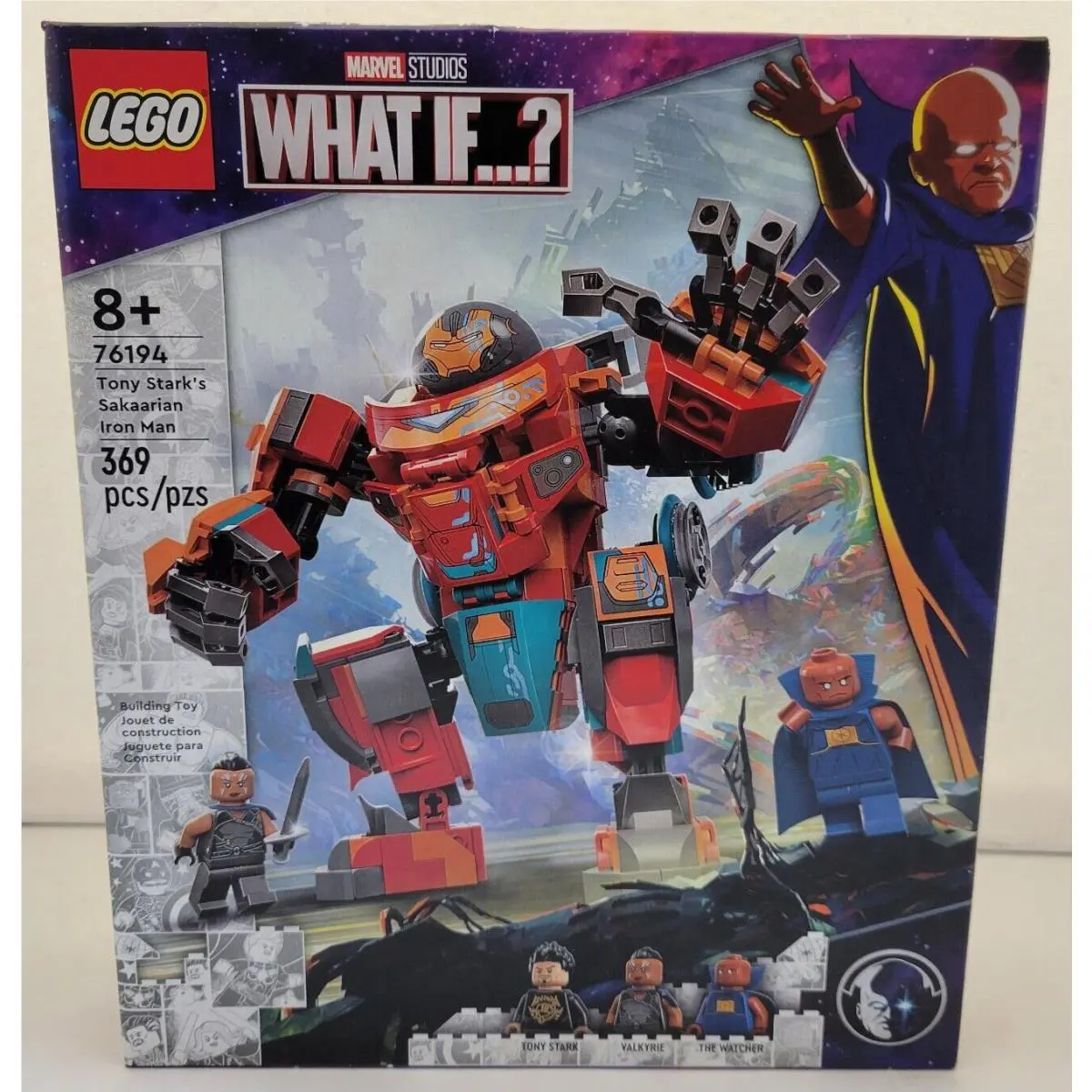Lego 76194 Marvel Tony Stark’s Sakaarian Iron Man Building Kit 369 Pcs
