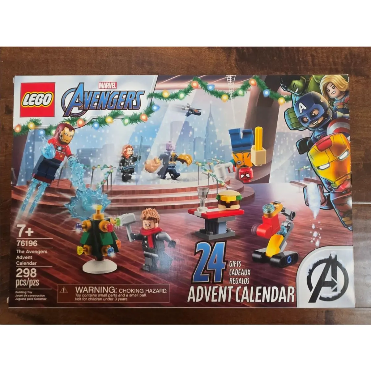 Lego Marvel Avengers Advent Calendar Spiderman 76196 2024 Thanos