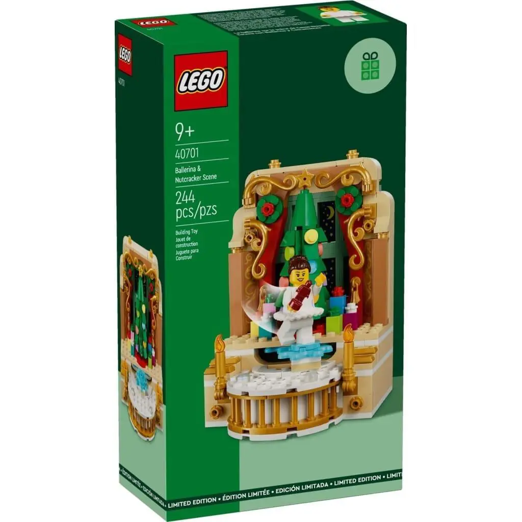 Lego Seasonal Ballerina Nutcracker Scene 40701 Holiday Limited Edition
