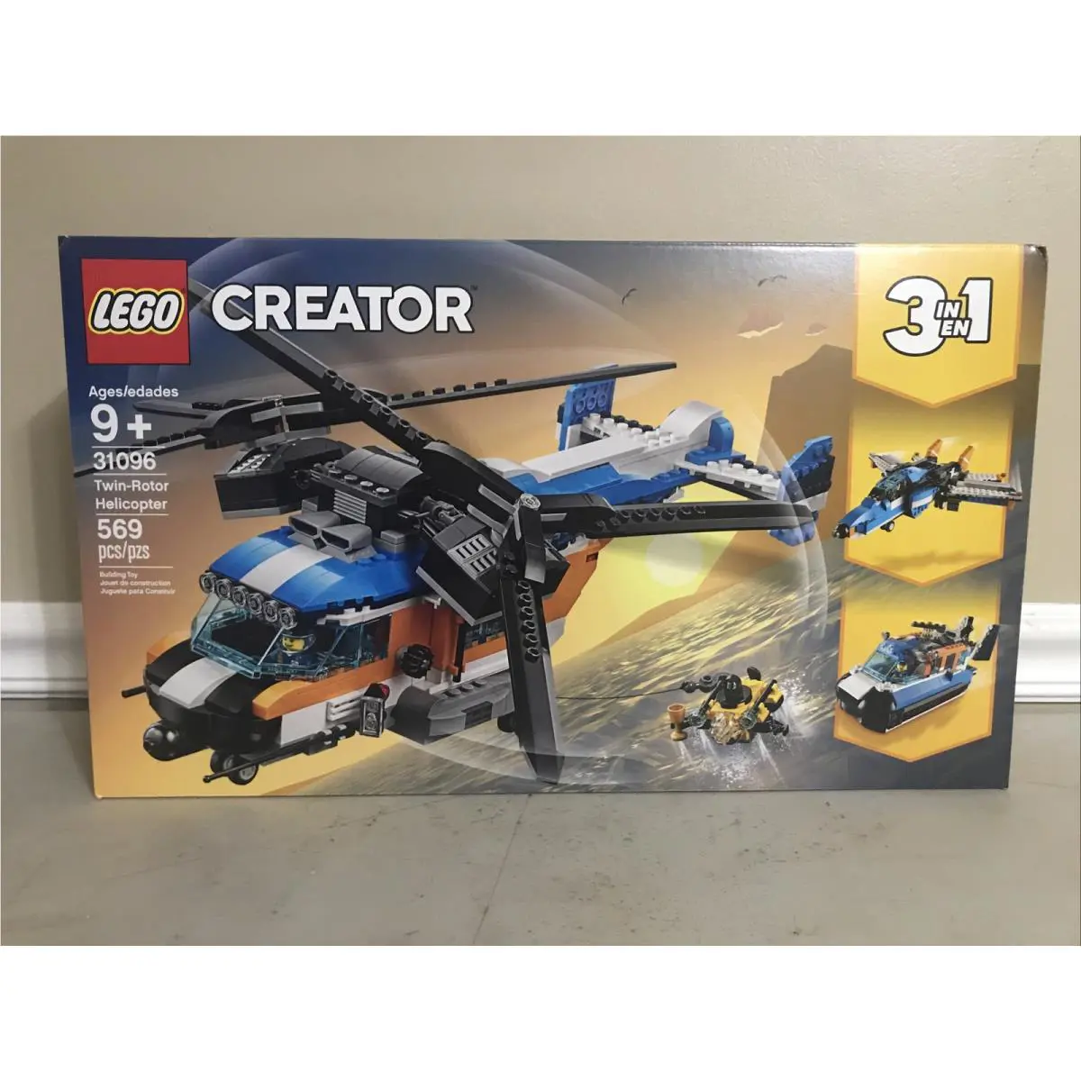 Lego 31096 Creator 3 in 1 Twin-rotor Helicopter