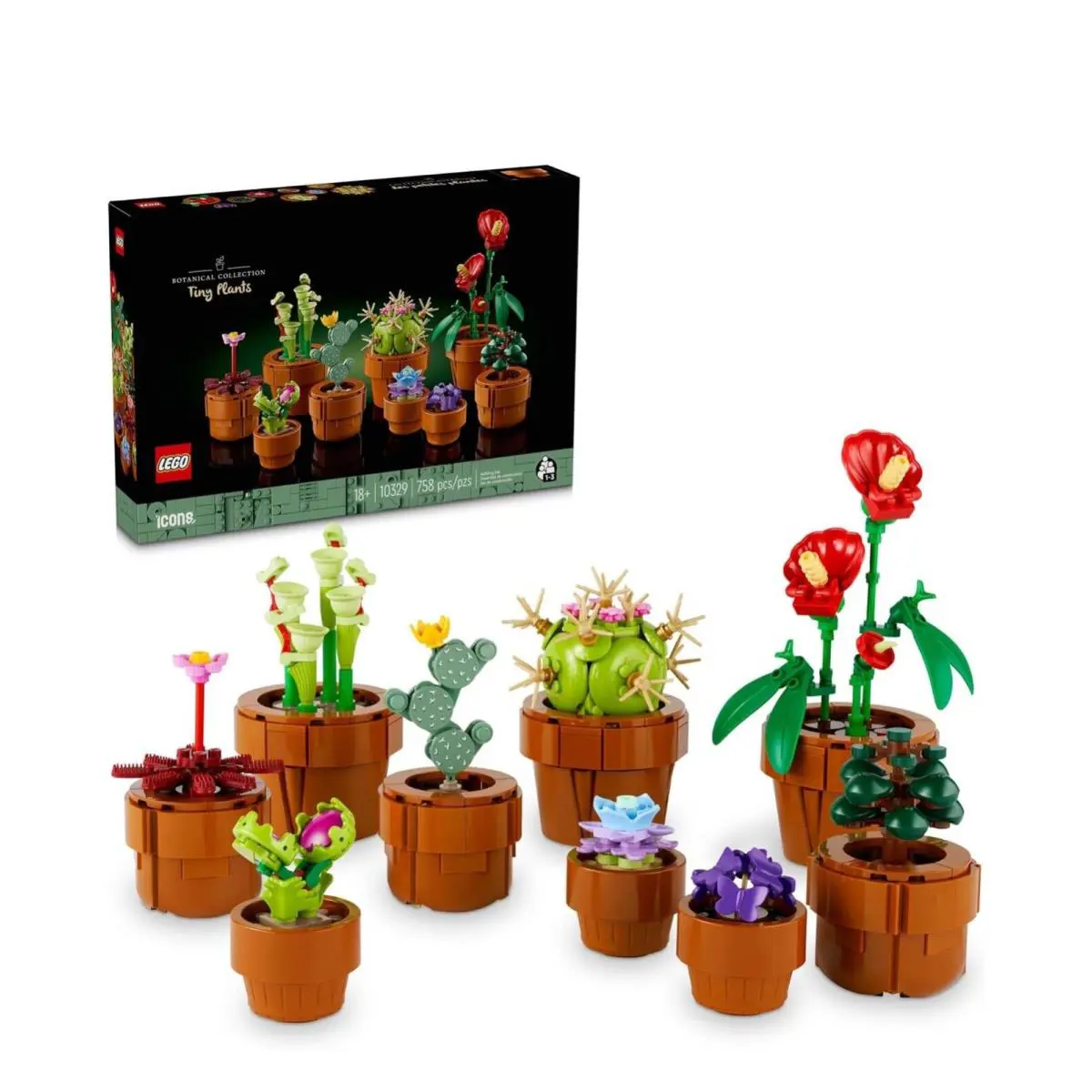 Lego Icons: Botanical Collection - Tiny Plants 10329 Building Set 758 Pcs