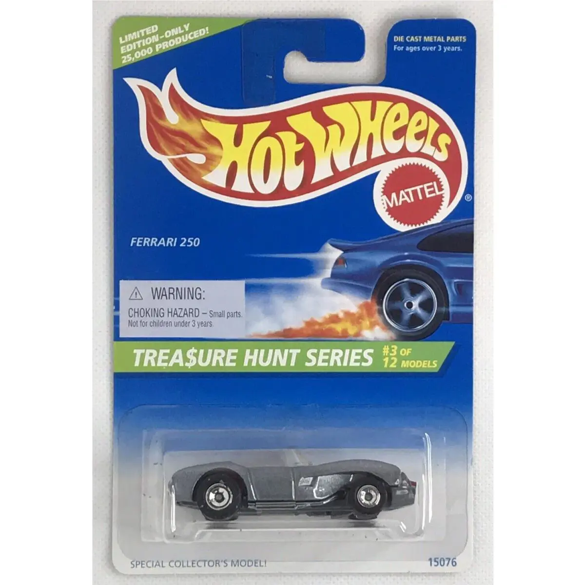1996 Hot Wheels Treasure Hunt Series Ferrari 250 Limited Edition Rare 3 Of 12