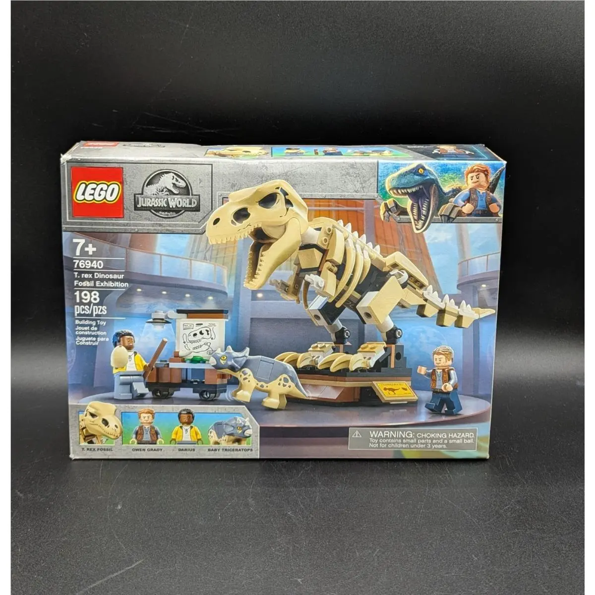 Lego Jurassic World 76940 T. Rex Dinosaur Fossil Exhibition 198 Pcs Retired