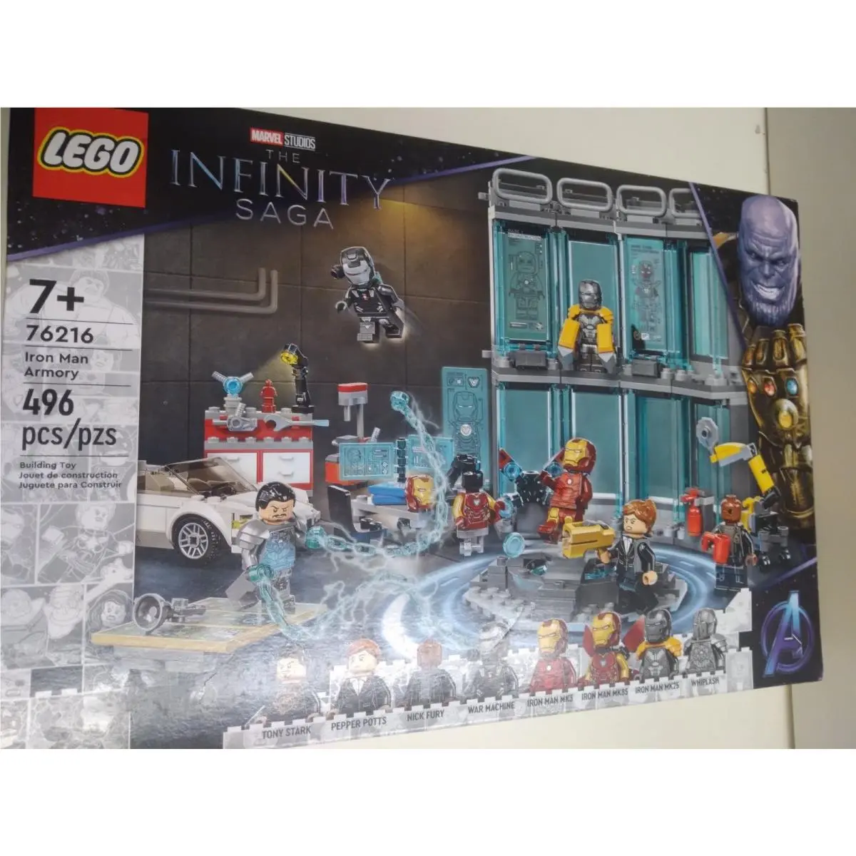 Lego Marvel Super Heroes: Iron Man Armoury 76216