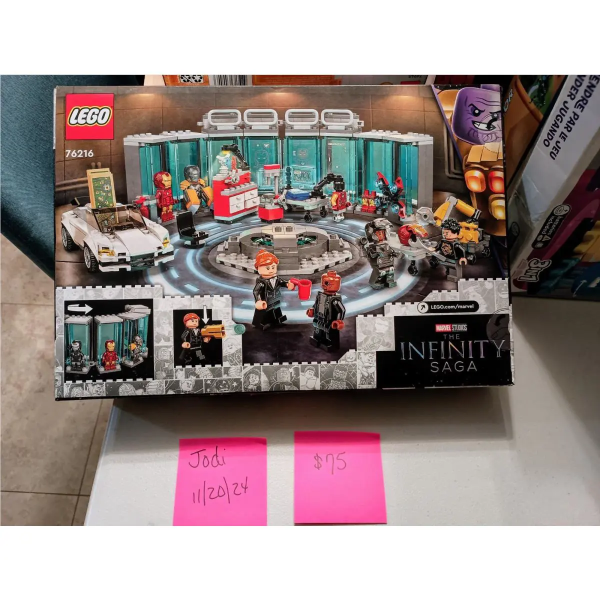 Lego Marvel: Iron Man Armoury 76216